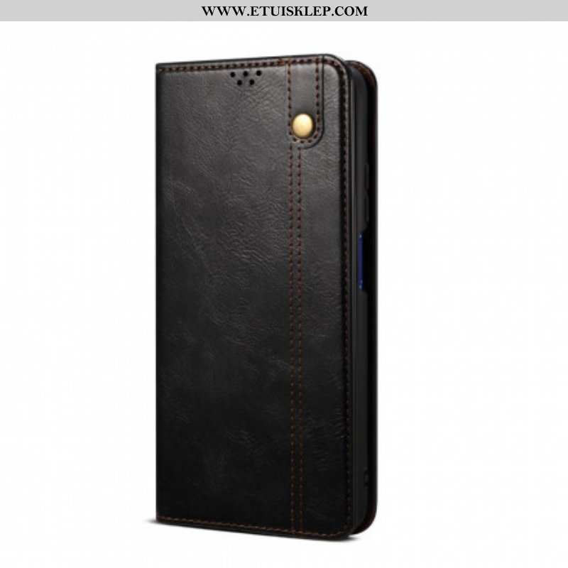 Etui Na Telefon do Huawei P50 Pro Etui Folio Woskowana Sztuczna Skóra